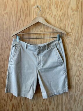 Kit and ACE Men's Khaki Cotton Blend Shorts - Classic Summer Chino